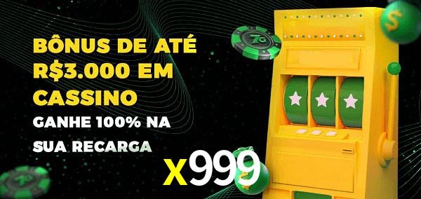 x999 melhor bônus de depósito
